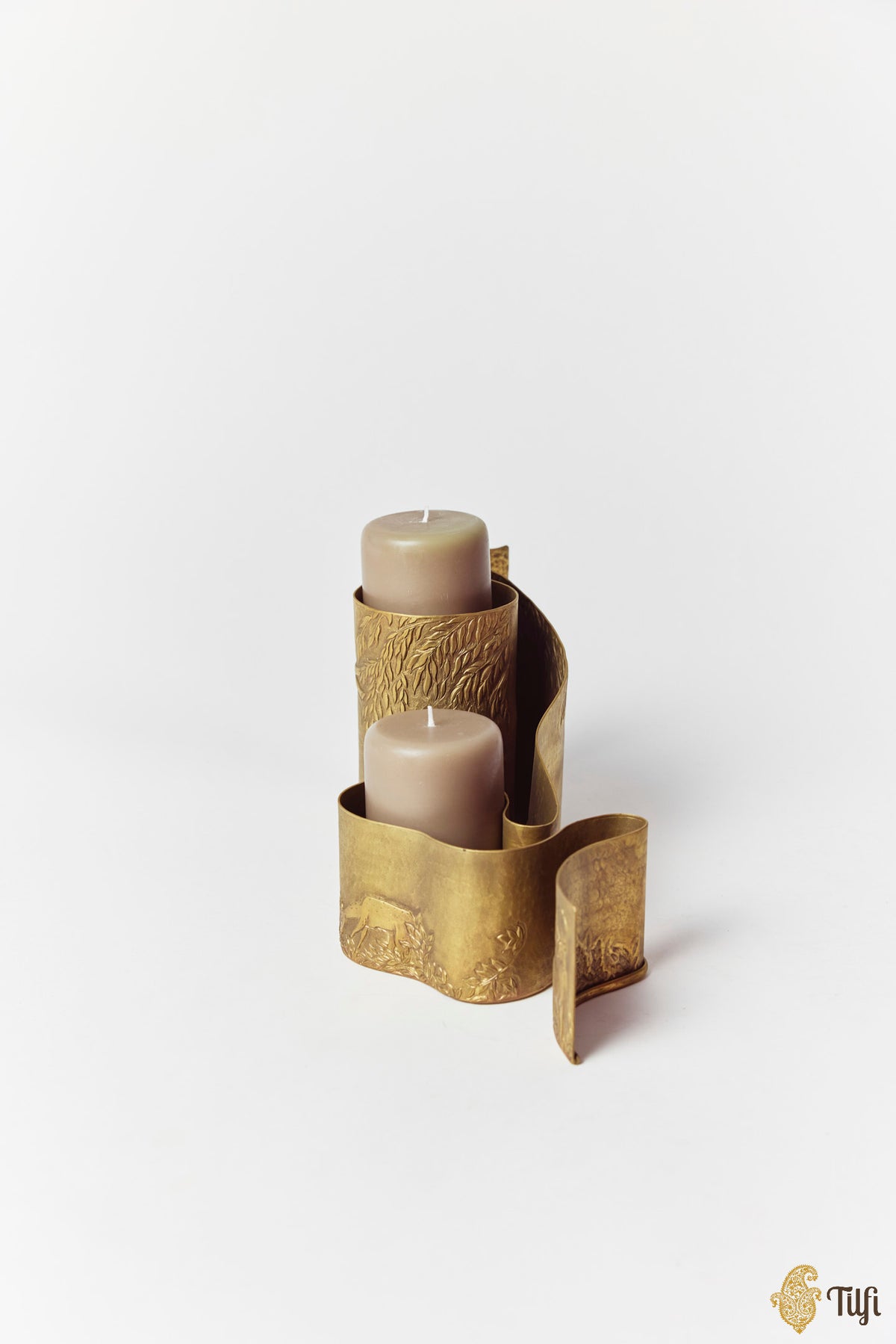 'Stillness and Sight' Handcrafted Double Candle Holder