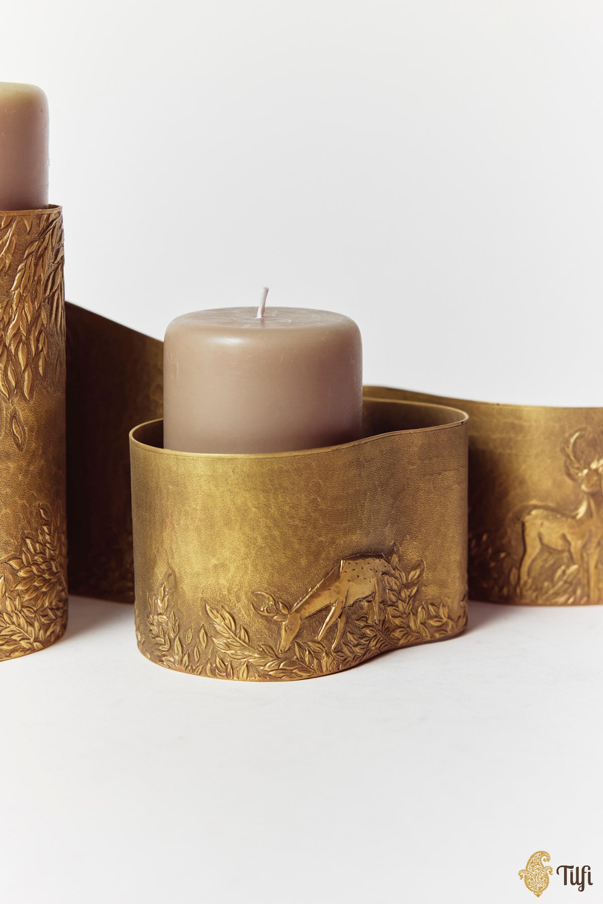 'Stillness and Sight' Handcrafted Double Candle Holder