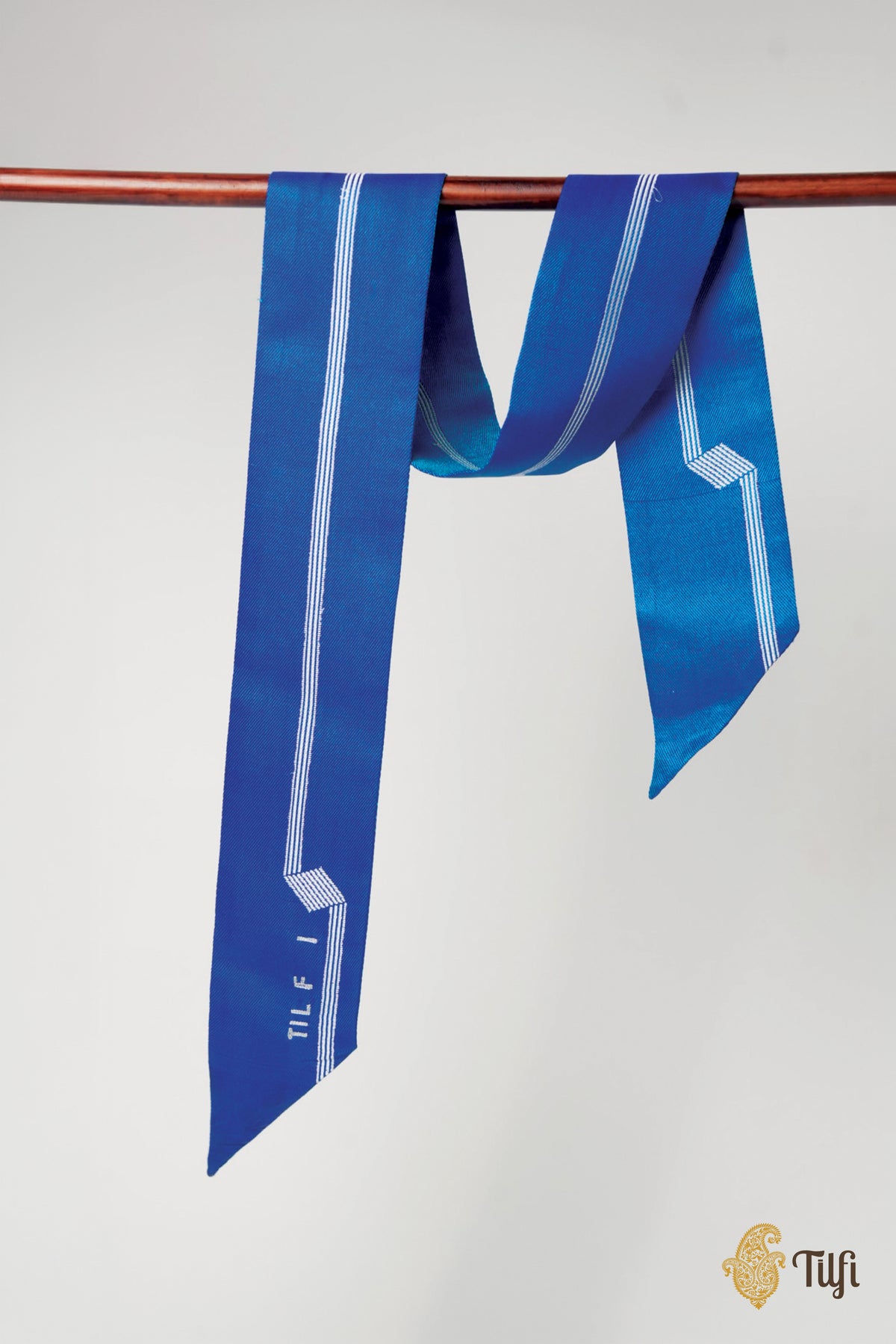 Midnight Blue Pure Silk Tillet