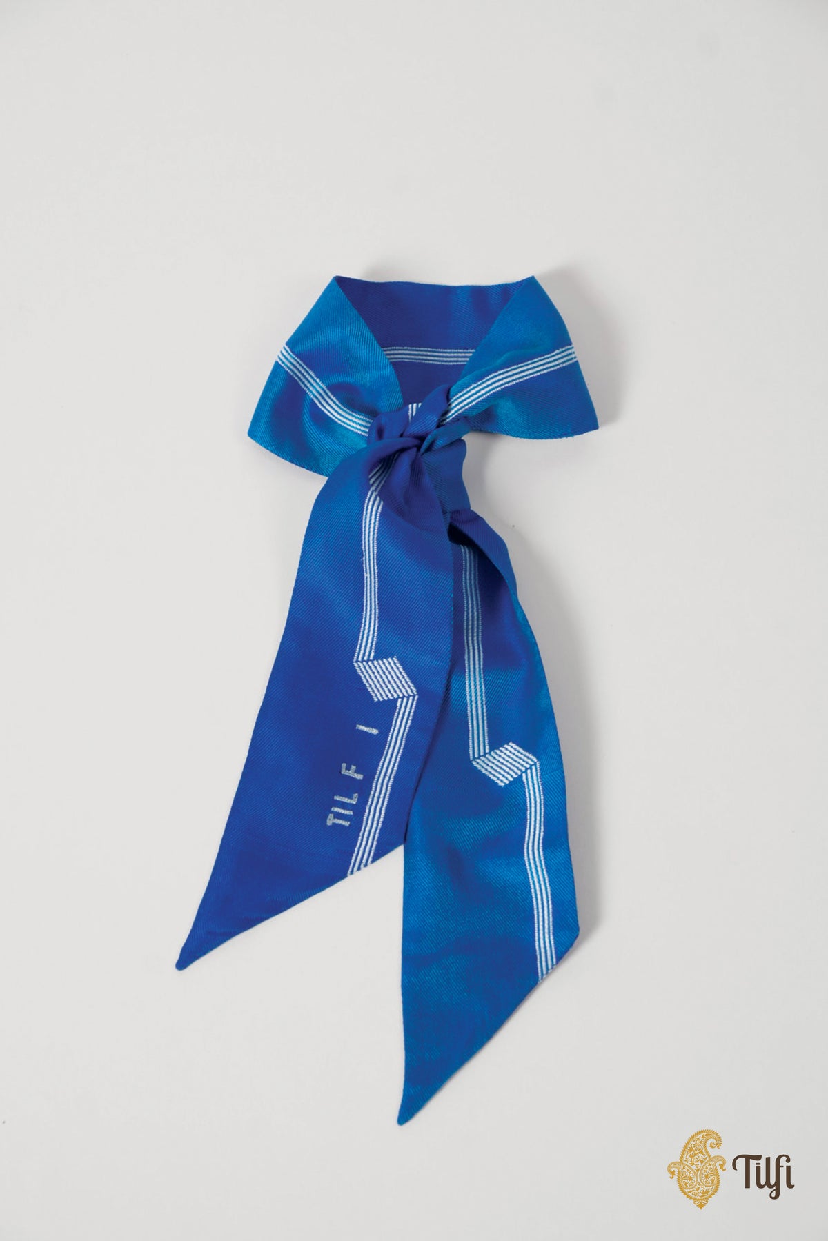 Midnight Blue Pure Silk Tillet