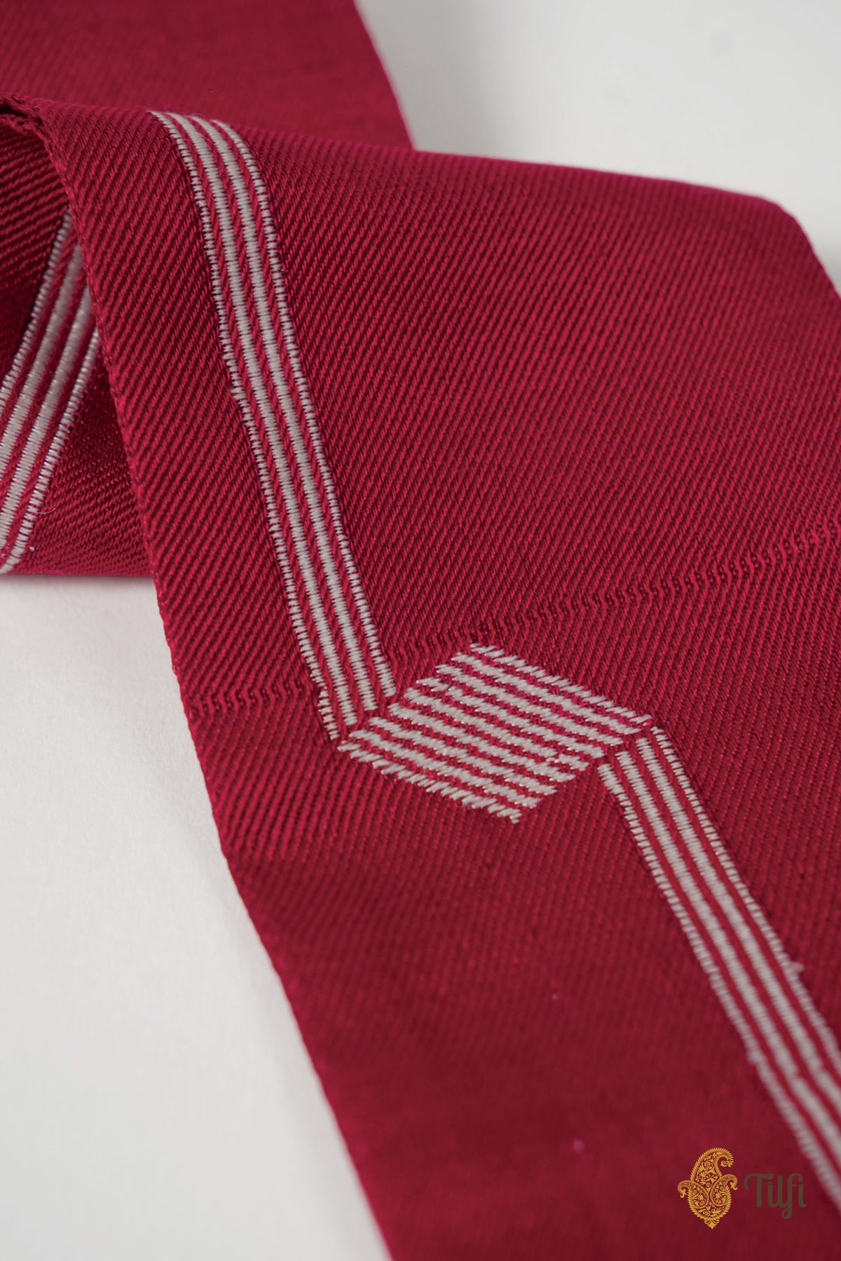 Maroon Pure Silk Tillet