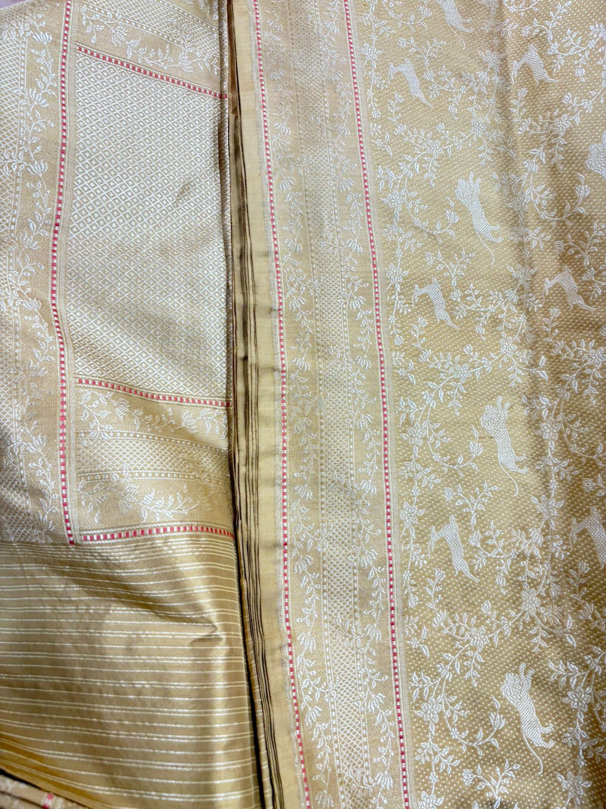 Gold Shikargah Saree