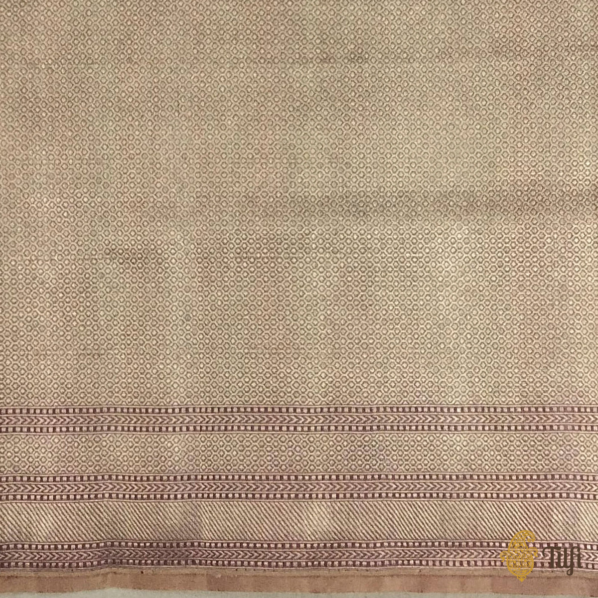 Onion Pink Pure Katan Silk Banarasi Handloom Saree