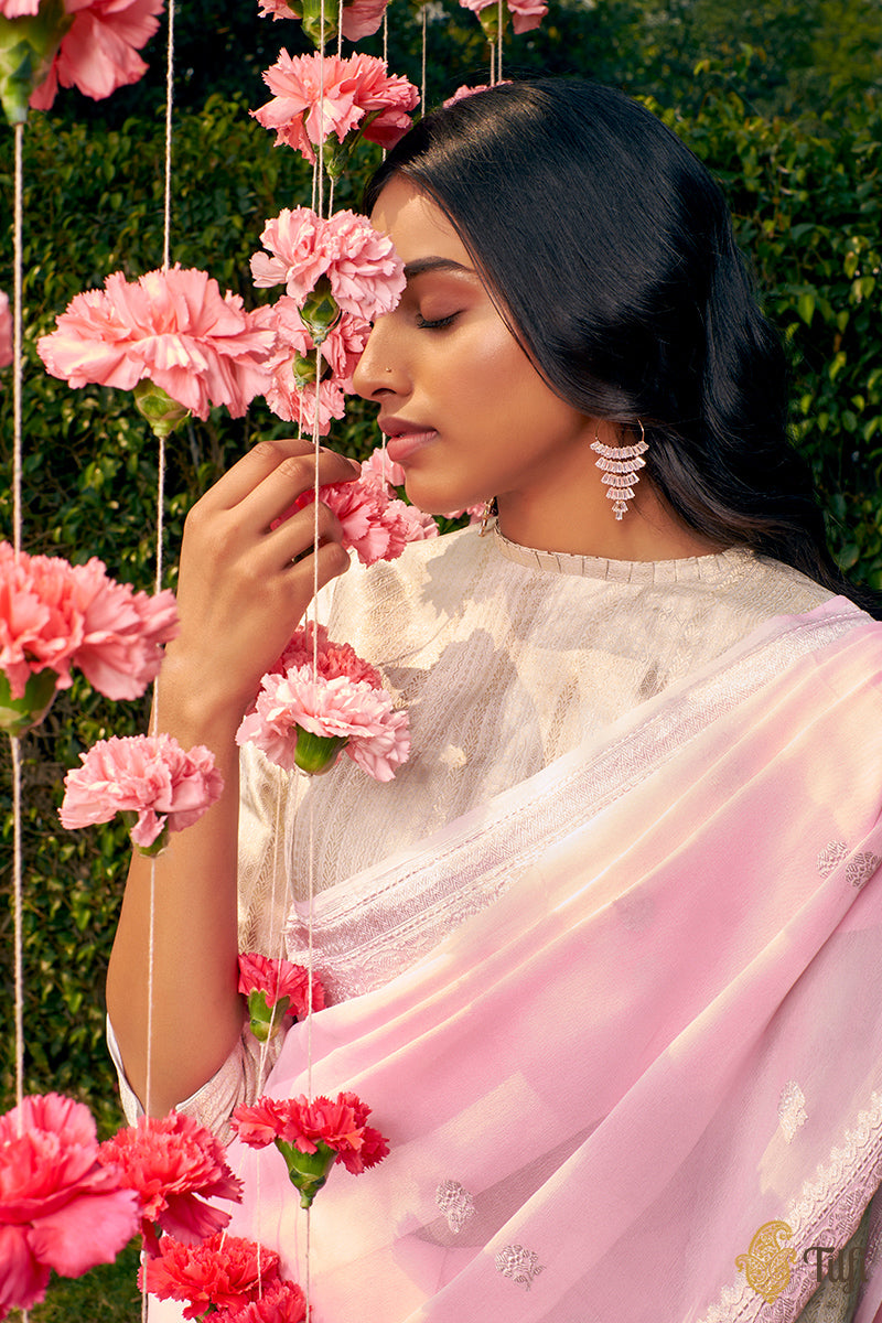 Georgette Net Saree online | Pure Georgette Sarees for Women | Rangoli