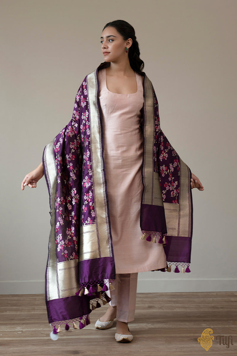 raw silk dress with banarasi dupatta Dark green raw Silk Dress with Black Banarasi Dupatta 40