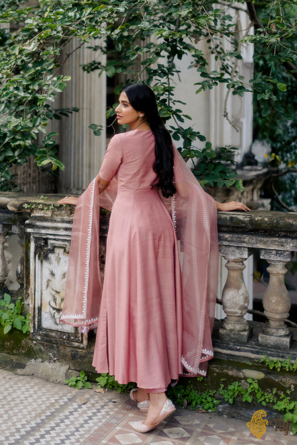 Pink Anarkali Dress Anarkali Gota Embellished Cotton Silk Anarkali Suit In Baby Pink Pink Anarkali Dress Anarkali Gota Embellished Cotton Silk Anarkali Suit In Baby Pink