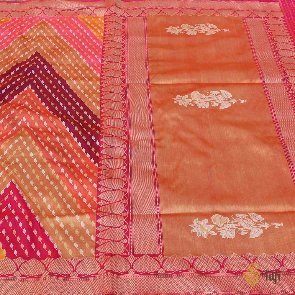 Rangkat Pure Katan Silk Banarasi Handloom Saree