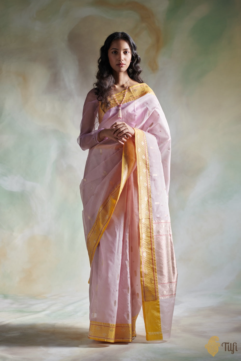 Luxury Handloom Sarees Under 25k – tagged 